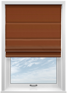 Ascot, Terracotta - Roman Blind